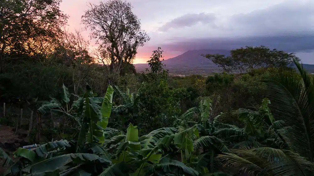 Isla Ometepe sunset from Zopilote