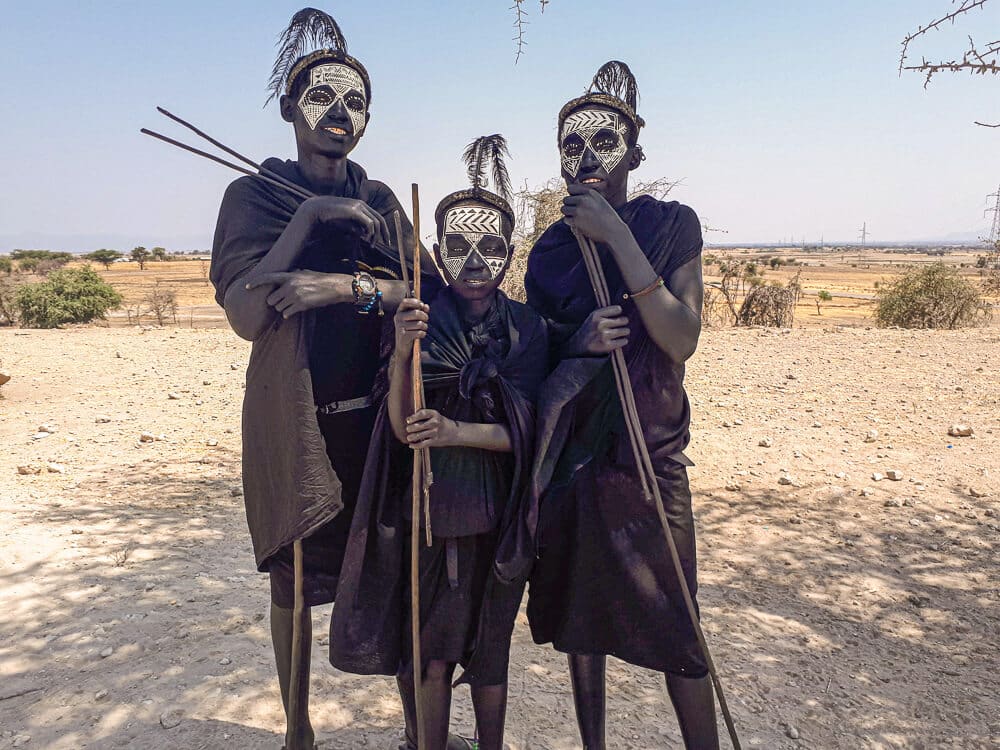 Junge Massai Krieger, Parque Nacional de Tarangire