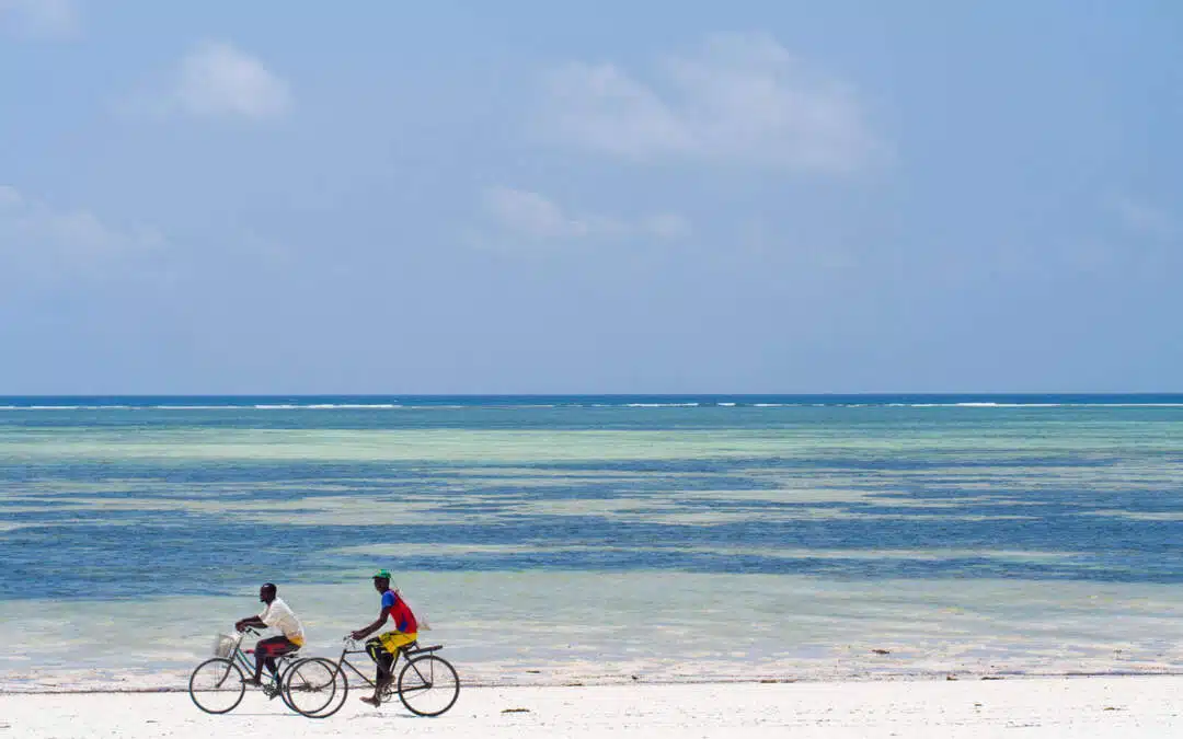 Jambiani beach on Zanzibar, Tanzania