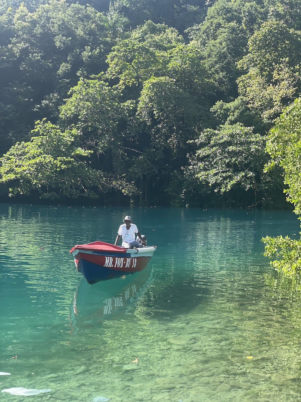 Blue Lagonn en Portland Parish, Jamaica