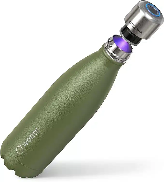 uv water bottle: crazy cap