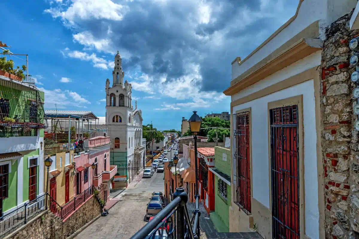 colonial zone in santo domingo street view