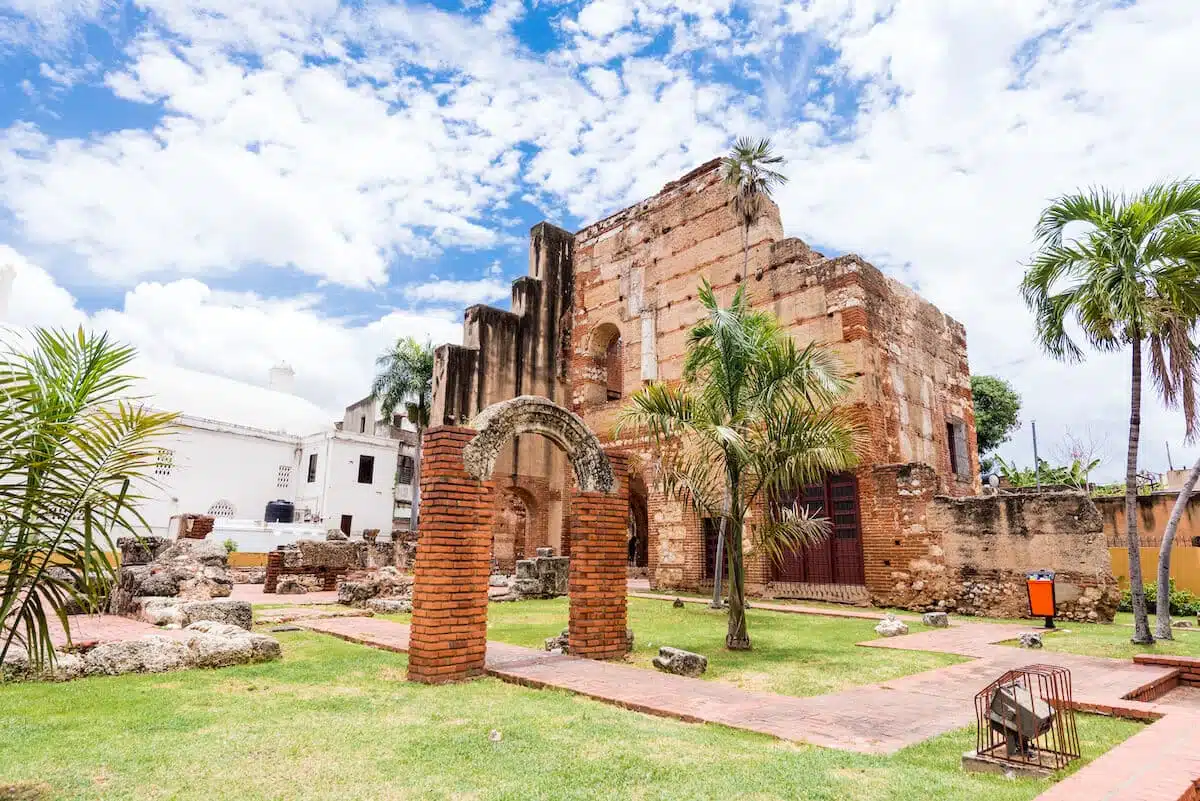 ruins of the old hospital in santo domingo