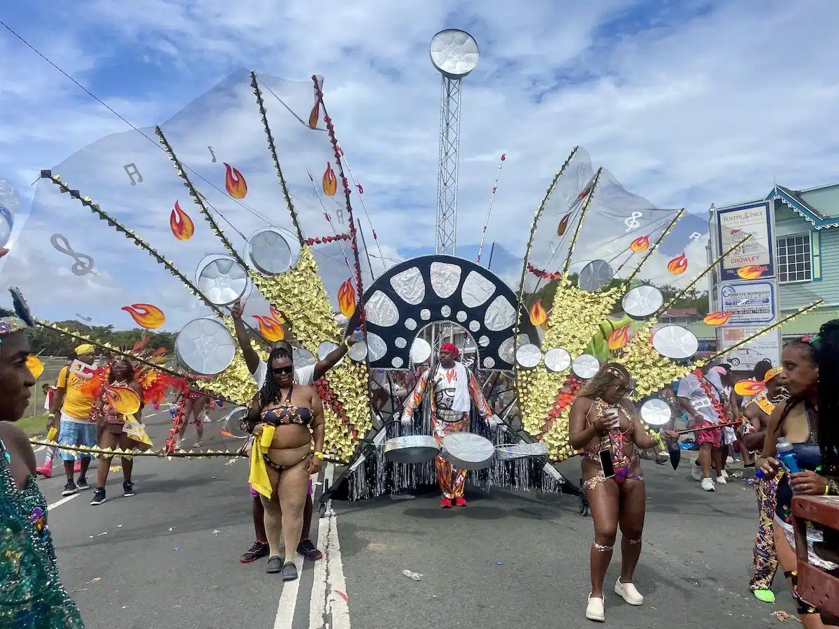 St. Lucia Parade der Musikkapellen