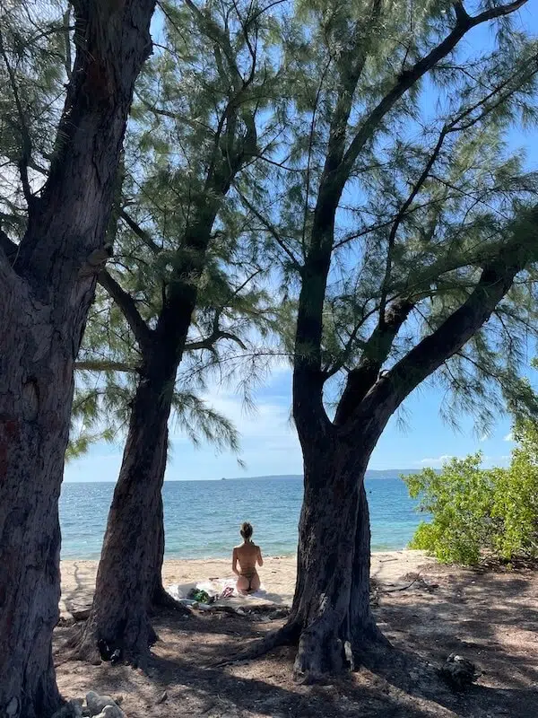 me at lime caye near kingston, jamaica