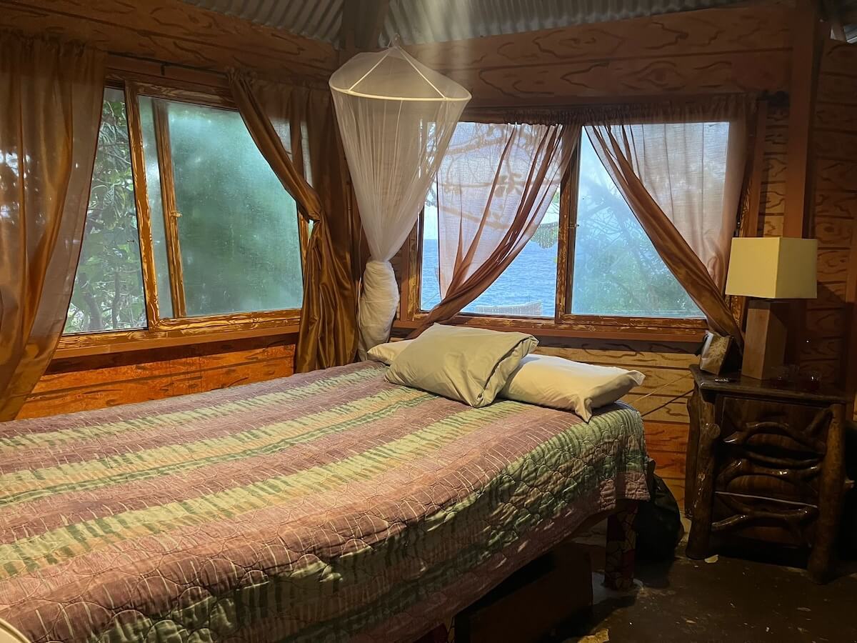 nuestra habitación en great huts_portland